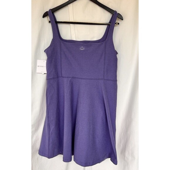 Beyond Yoga Spacedye Court Appeal Mini Dress Size XL Indigo Heather Athleisure - Picture 14 of 16